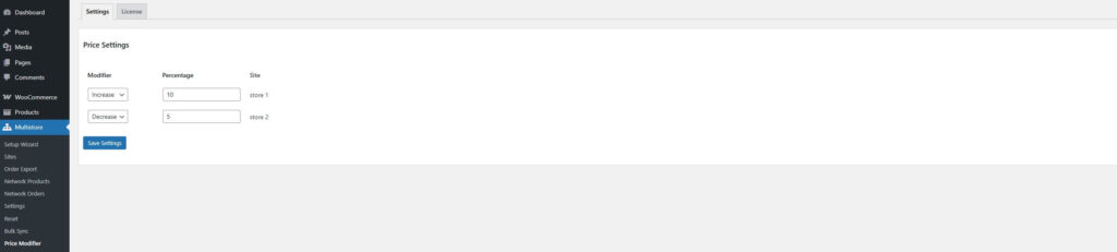 Woomultistore Price Modifier